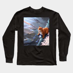 Hilarious Fishing of the German Rex Long Sleeve T-Shirt